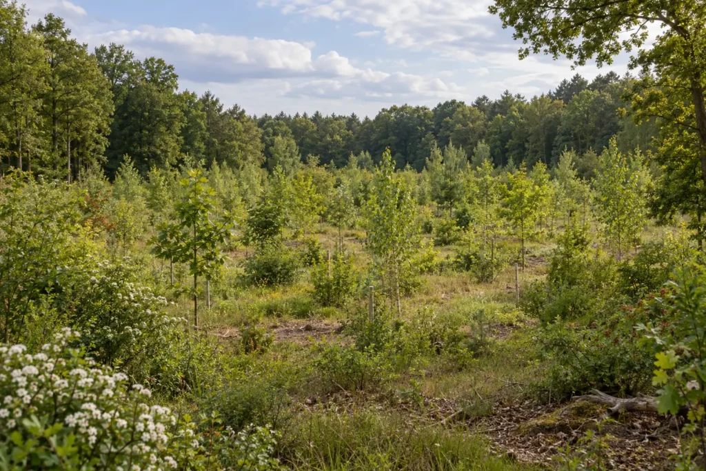 Neuanlage und Wiederherstellung von Laubmischwald